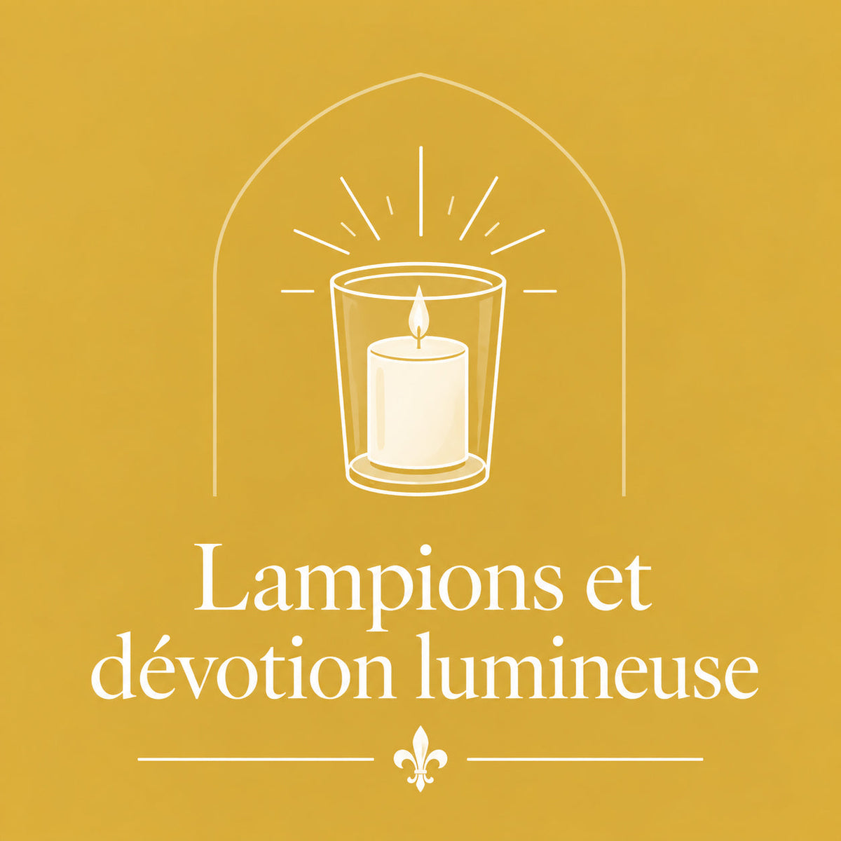 Les lampions et dévotion lumineuse